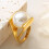 Übertriebene Stile, Y-Ringe mit Perlenakzent,-Goldene Nr. 8 6