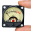 VU Level Meter TR-35 500 VU Meter Panel Mechanical Pointer Type Audio Level Meter White LED 2.8-3.8V 20MA 6