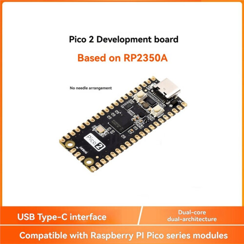 Pico2 RP2350A Development Board Dual-Core Dual-Architecture 150MHz Compatible for Raspberry PI  Module Unsoldered 1