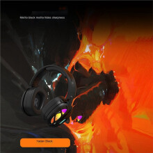 Gamwing Hi8 RGB Gaming Headset met Microfoon, over-Ear Hoofdtelefoon, 7.1 Surround Sound, Pc, voor PS4 Gaming, 4 EQ A
