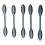 Art Project Texture Tool Set, 5 Piece Oval Pattern Roller Kit, DIY Crafts Model Sticks 5PCS 4