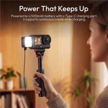 LM24 Action Quick Release Light II for Osmo Action 6 Fill Light Portable LED Video Light for Travel Vlog