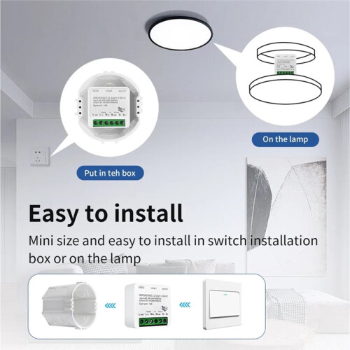 2 Pcs EWelink Wifi   Module 16A, Compatible with Gateway APP 1