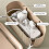 Cable Management Box Large Capacity Cord Organizer with Functional Design for Home White 5
