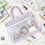 Transparent PVC Sewing Project Bag With Zippered-5 piece set 2