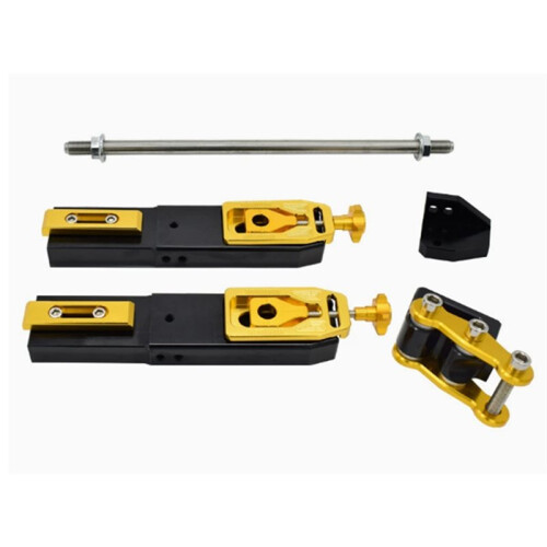 For  GROM MSX125 CNC Motorcycle Rear Fork Extension Extended Stretch Kit Black 2