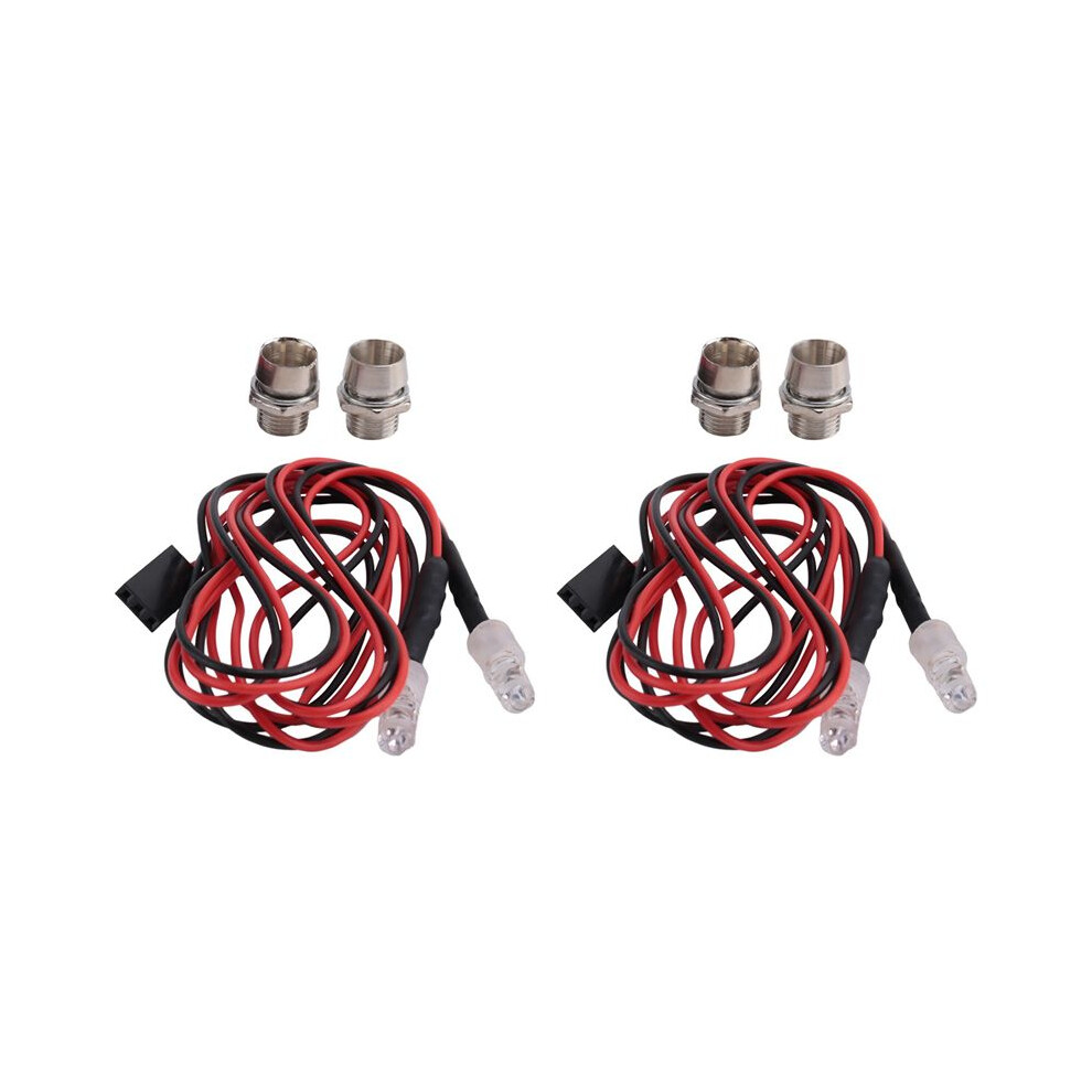 2X 2 Led Rear Car Tail For Wpl C14 C24 B14 B24 B16 B36 Q60 Q61 Q62 Q63 Q64 Q65 Rc Truck Light 6031995468296
