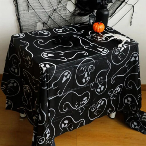 Halloween Placemat  Table Runner Cobweb Tablecloth Gothic Tabletop Decor Home Decorations Kitchen Dining Decor B 1