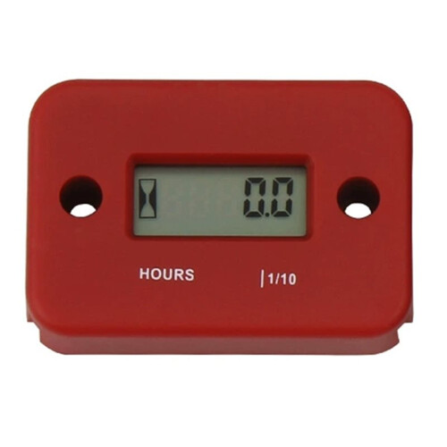 Waterproof LCD Display Digital Hour Meter Inductive Timer for Bike Motorcycle ATV Snowmobile Marine Engine 1