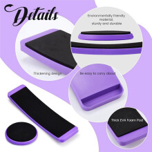 2 Pcs Portable Turning Board Figure Ice Skating Spinner for Ballet Dancers Ice Skaters Gymnasts Cheerleaders Training