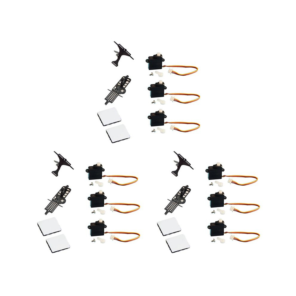 3 Set Xk K110 Upgrade K110s Servo Main Frame And Servo Plate For Xk K110 K110s Rc Helicopter Upgrade Parts 6031692444876