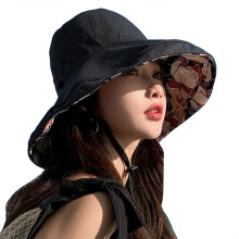 (Black) Summer Bucket Hat for Girls Women Commute Reversible for Camping Climbing Fishing Mountaineering Lovers Sunscreen  Yellow