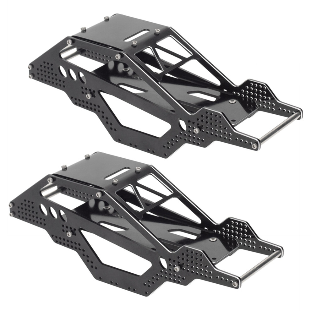 2X Metal Chassis Frame Body Shell For Axial Scx24 90081 1/24 Rc Crawler Upgrade Parts Car Accessory Black 4713726993520