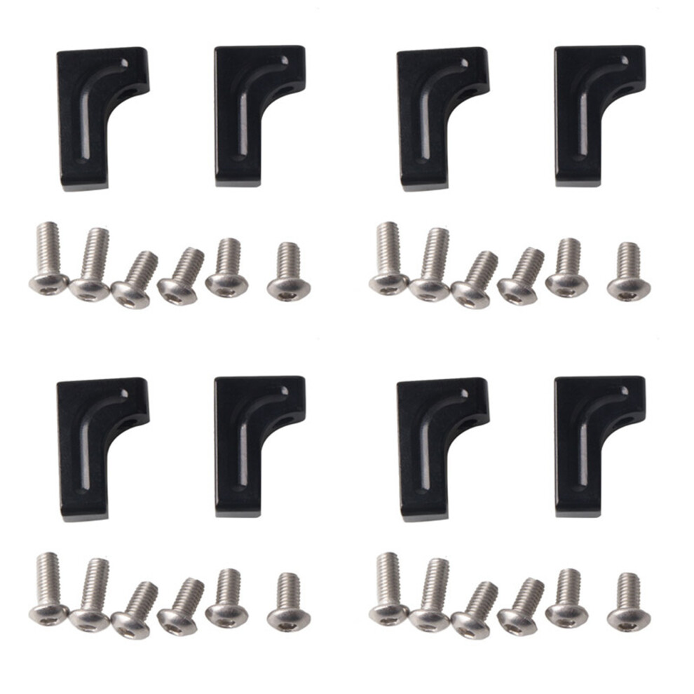 8Pcs Metal Servo Mount For Axial Scx10 Cc01 D90 1/10 Rc Crawler Car 6031910688396