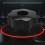 6X M10 10mm Dia Thread Black Plastic Star  Clamping Knob Grip 4