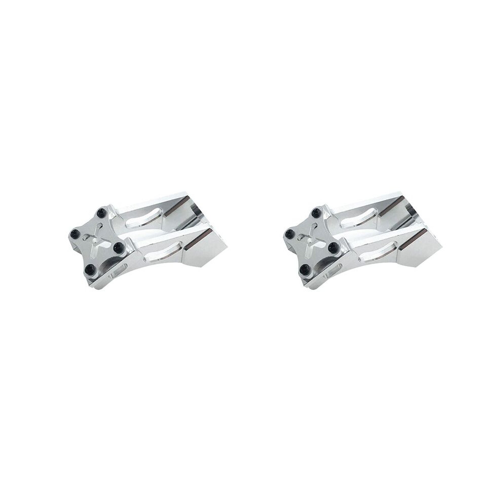 2X 144001-1258 Metal Tail Fixed Parts Tail Wing Firmware Fittings Set For 144001 1/14 4Wd Rc Car Parts, Silver 4713116687077