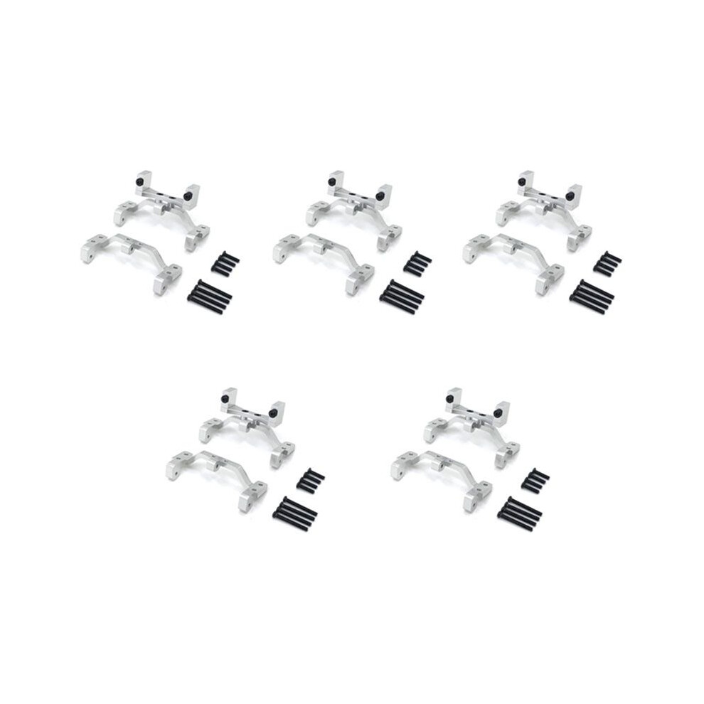 5X For Mn D90 D91 D96 Mn99s Metal Pull Rod Base & Axle Servo Bracket Mount Accessories, Silver 6033405183874