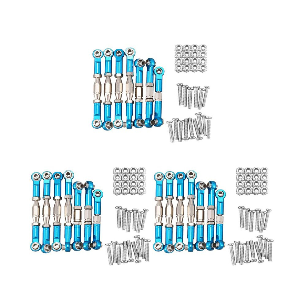 21X For 144001 1/14 Rc Car Spare Parts Metal Linkage Servo Pull Rod Steering Tie Rod Set, 6031982831713