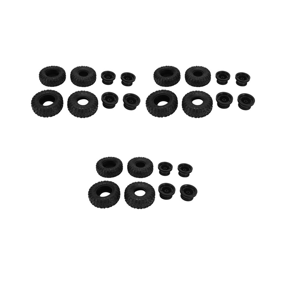 12Pcs Rc Car Tires Tyre Wheel Upgrades Accessories For Mn D90 D91 D96 D99 Mn90 Mn99s 1/12 Rc Car Spare Parts 4714154714824