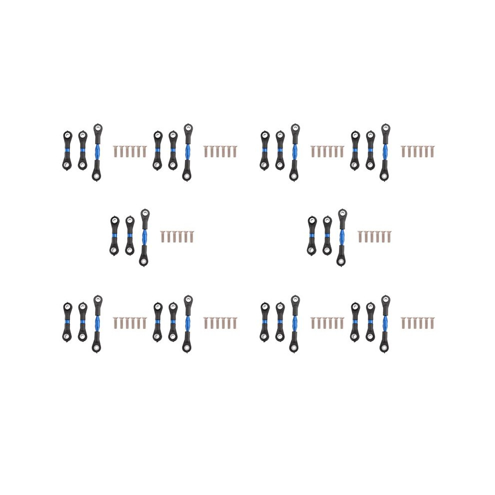 30Pcs Metal Steering Rod Link Rod Tie Rod For Tt-01 Tt01 1/10 Rc Car Upgrade Parts Accessories, 4712140860784