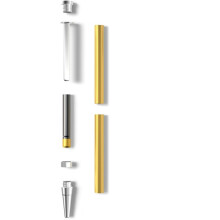 Pen Kit for Woodturning 10Pack Premium Titanium-Slimline Rollerball Turning Supplies Twist Set Lathe Turning Accessories