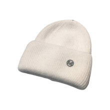(White) Solid Color Beanie Hat Trendy Letter for M Knitted Hat Thermal Woolen Hat Windproof Ear for Protection for Chilly Outdoo  Mocha