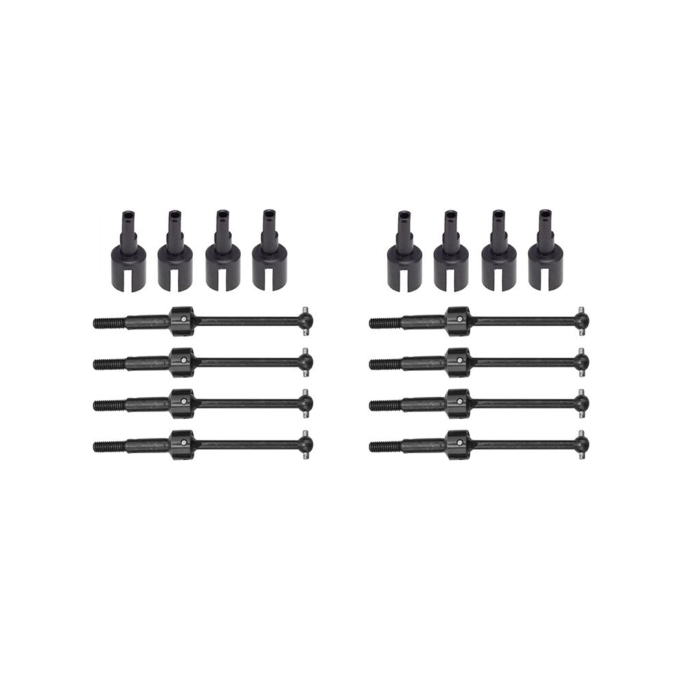 16Pcs Metal Drive Shaft Cvd And Gearbox Joint Cup Differential Cup For Tt01 Tt02 Tt-01 1/10 Rc Car Upgrade Parts 6033405184208