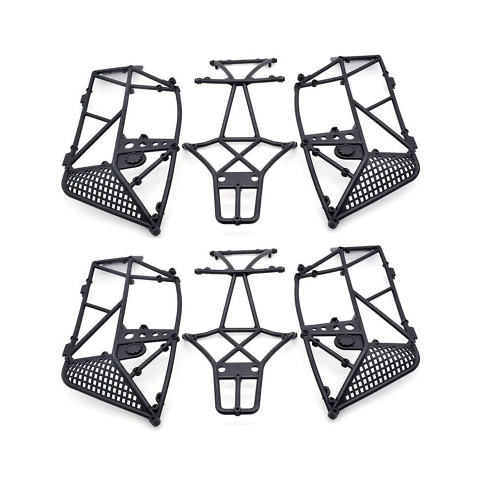 2X Rc Car Body Shell Roll Cage Set 7532 For Zd Racing -10 Dbx10 1/10 Rc Car Upgrade Parts Spare Accessories Black 4713786189598