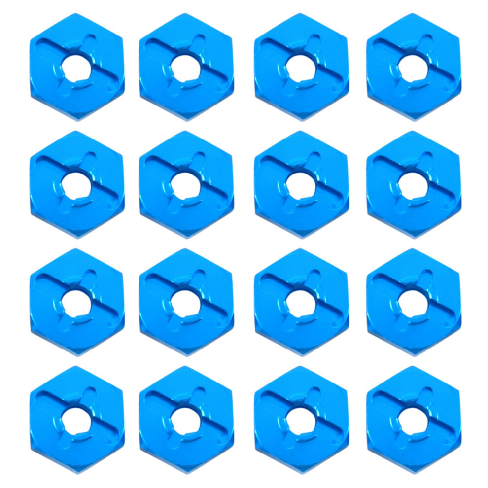 16Pcs Hexagonal Combiner Wheel Rim Hex 7Mm Upgrade 12Mm Metal Adapter For 1/18 A949 A959 A979 K929 1/10 Tires 4713132269394