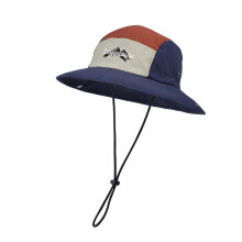(Navy blue) Quick Drying Bucket Hat Moisture Wicking Fisherman Hat Sunproof Fisherman Hat for Adult Fishing Cycling Hiking Camping  Navy blue
