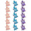 Pack Of 5 Dynamic Liquid Flowing Turtles Statues-Pink 2