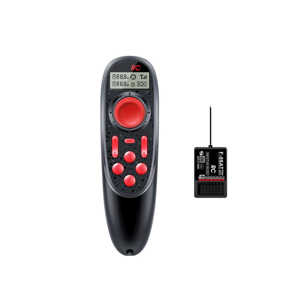 Hotrc -650 650 6Ch 2.4Ghz Radio System Transmitter Remote Controller With 600 Pwm 6 Channel Receiver For Rc Boat 4711147587960