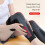 (1 Pair) Herbal Warming Knee Wrap with Adjustable-Black L 2