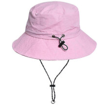 (Pink) Summer Waterproof Packable Bucket Hat Portable Breathable Unisex Hat For Picnic Camping