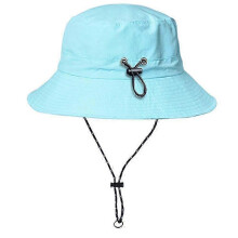 (Blue) Summer Waterproof Packable Bucket Hat Portable Breathable Unisex Hat For Picnic Camping