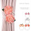 Elegant Bendable Curtain Tie Back Soft-Moonlig  milky 3