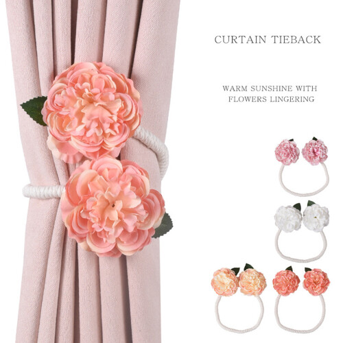 Elegant Bendable Curtain Tie Back Soft-Moonlig  milky 2
