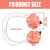 Elegant Bendable Curtain Tie Back Soft-Moonlig  milky 4