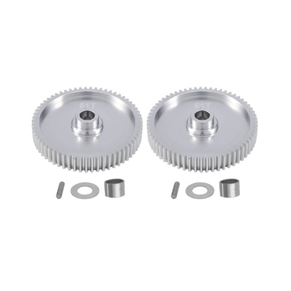 2X Metal 61T Spur Gear 51004 For Tt01 Tt01d Tt01 Tt01e 1/10 Rc Car Upgrade Parts Accessories 4711589418754