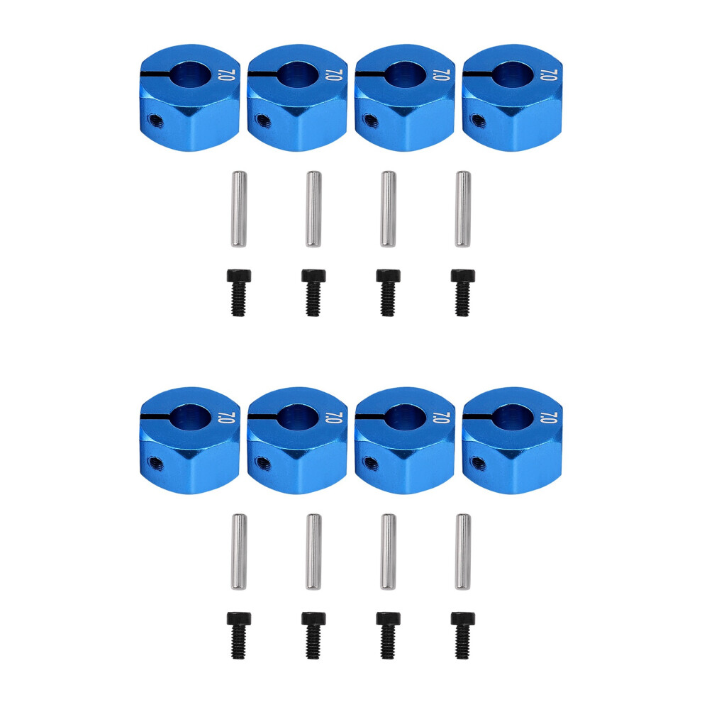 2X Rc Aluminum 7.0 Wheel Hex 12Mm Drive With Pins Screws 4P Hsp Hpi Ca 6031945900371
