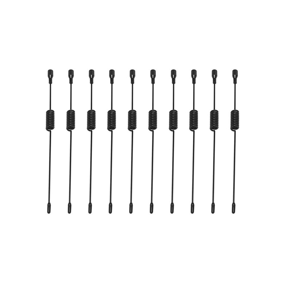 10Pcs 197Mm Metal Decorative Antenna For 1/10 Rc Crawler Trx4 Trx6 Axial Scx10 Rc4wd D90 D110 Cc01 4712635809861