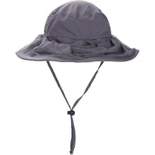 (Dark Grey) Anti-Mosquito Net Hat Sun Protection Hat Fly Bug Head Net Face Cover for Fishing, Hiking, Camping, Travel