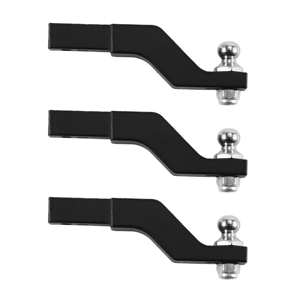 3X Rc Car Metal Trailer Hook Drop Hitch Receiver For 1/10 Rc Crawler Trx4 -4 Rear Bumper Hook Upgrade Parts 4713131911713
