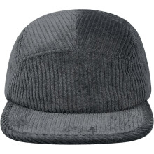 Snapback 5 Panel Baseball Cap Flat Brim Trucker Hat Adjustable Camp Cap Corduroy Dad Hat Suede Peak Ball Caps
