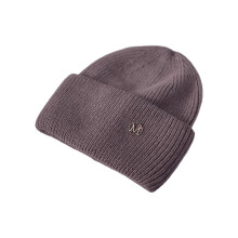 (Bean Paste Pink) Solid Color Beanie Hat Trendy Letter for M Knitted Hat Thermal Woolen Hat Windproof Ear for Protection for Chilly Outdoo  Mocha