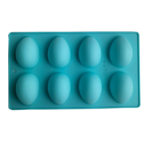 3-Pack Egg Shaped Silicone Molds for Baking, Jello, and Chocolate - Oven Safe, Multi-Purpose 2
