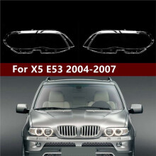 Headlight Shell Cover Car Headlamp Lens Cover Lampshade Lampcover Shell for X5 E53 2004-2007 Left