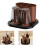 Elegant Antique Bathroom Toothbrush Toothpaste Organizer-Black 3