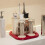Elegant Antique Bathroom Toothbrush Toothpaste Organizer-Black 6
