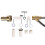 16X Pressure Washer Sandblasting Nozzle Tip, Replacement Wet Sandblaster Attachment, 5000 PSI 6